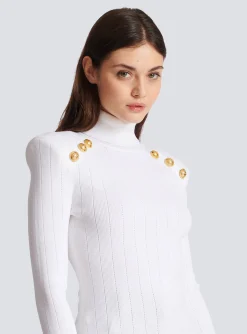 Cheap Knit Jumper With Gold Buttons Women Knitwear