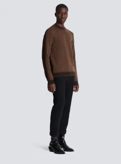 Hot Knit Jumper With Mini Monogram Knitwear