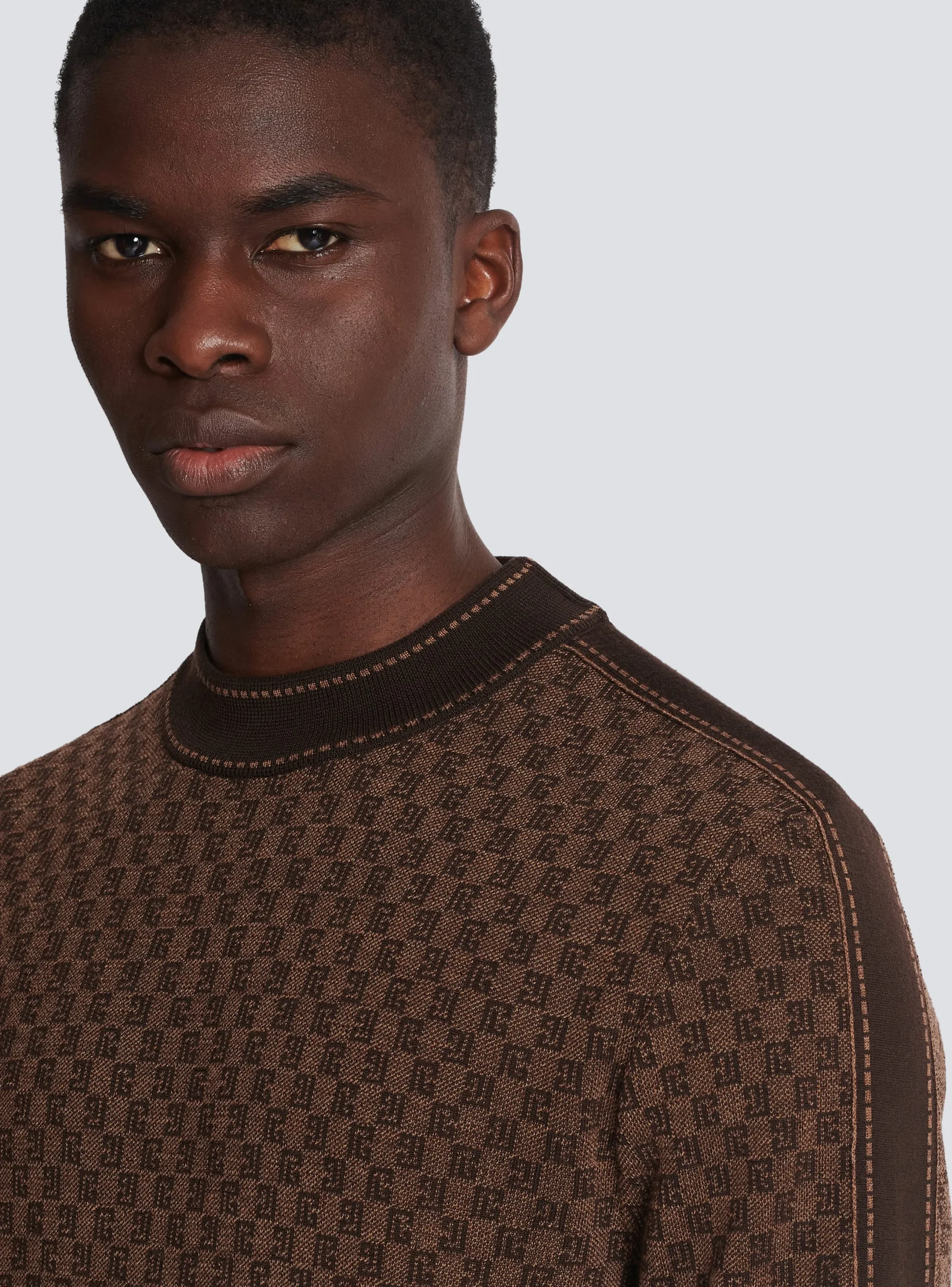 Hot Knit Jumper With Mini Monogram Knitwear