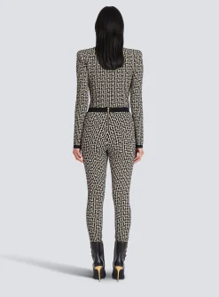 Cheap Knit Leggings With Monogram Women Trousers And Shorts|Knitwear