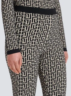 Cheap Knit Leggings With Monogram Women Trousers And Shorts|Knitwear