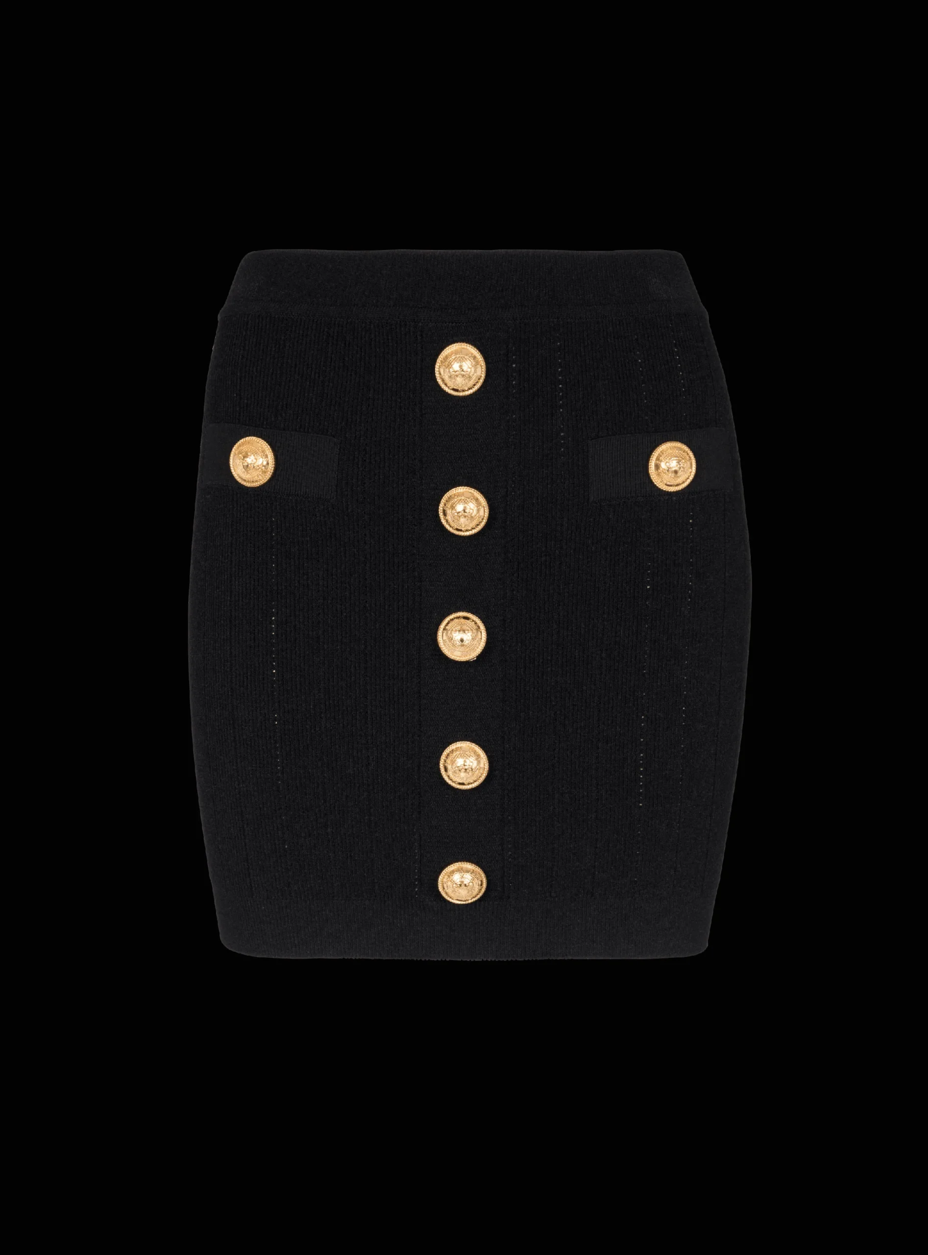 Outlet Knit Skirt With Buttons Women Skirts|Knitwear