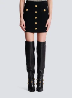 Outlet Knit Skirt With Buttons Women Skirts|Knitwear