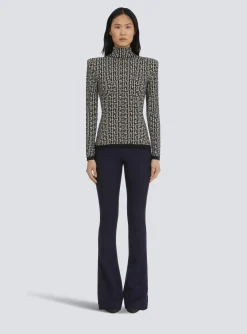 Store Knit Sweater With Monogram Women Knitwear
