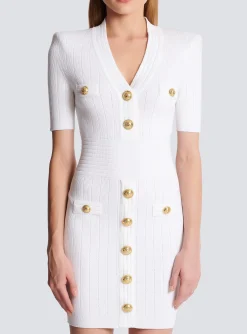 Best Knitted Dress With Buttons Women Knitwear|Dresses