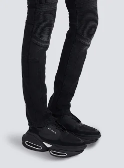 Discount Leather, Neoprene And Suede B-Bold Low-top Sneakers B-Bold