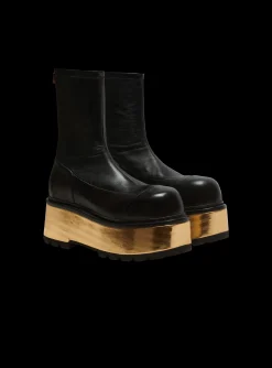 Best Sale Leather Platform Boots Women Boots