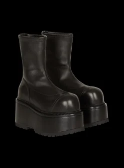 Clearance Leather Platform Boots Women Boots