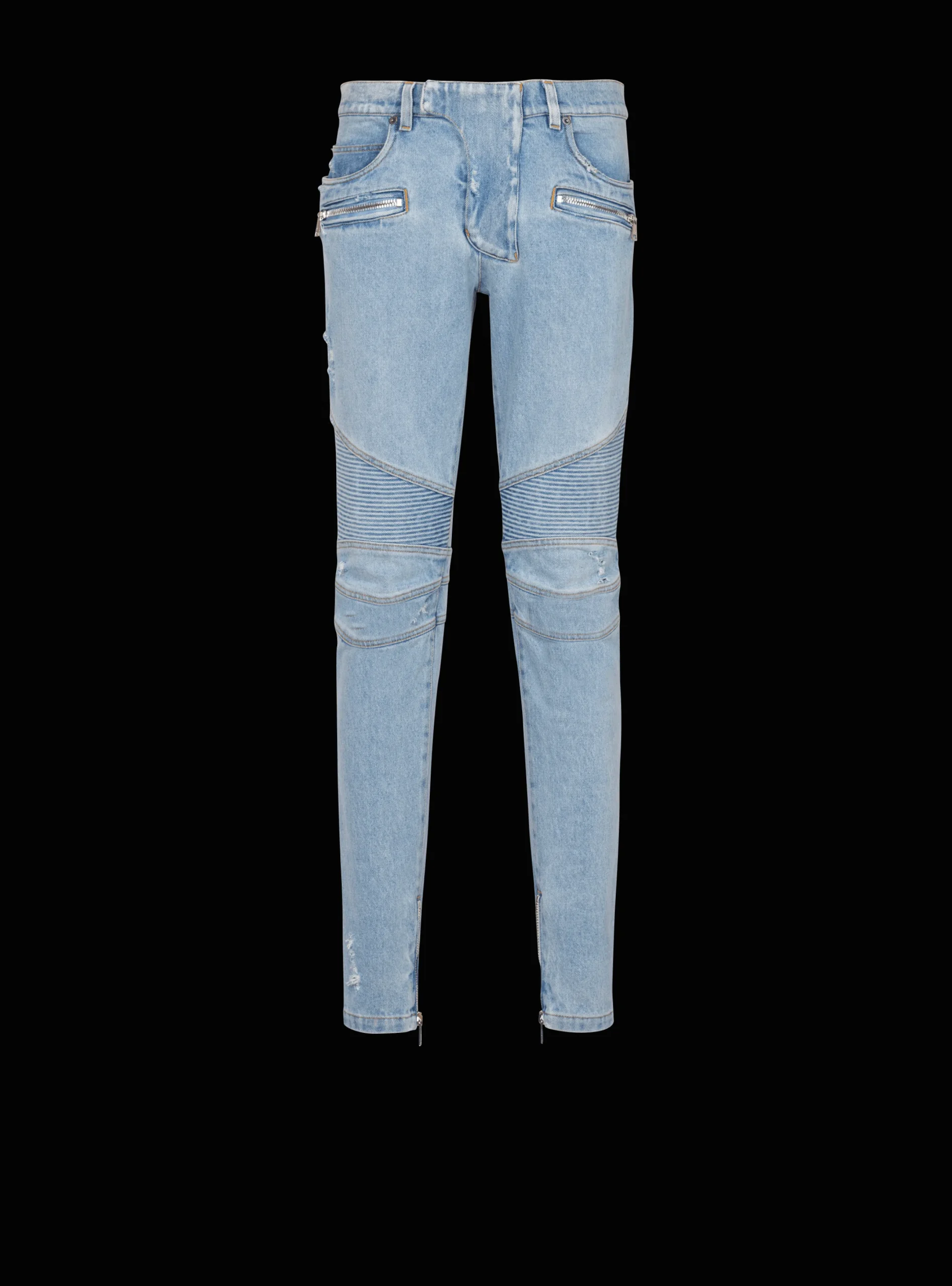 Flash Sale Light Denim Biker Jeans Denim