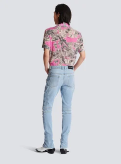 Flash Sale Light Denim Biker Jeans Denim