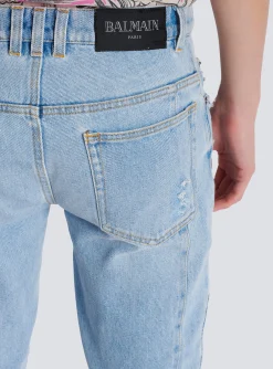 Flash Sale Light Denim Biker Jeans Denim