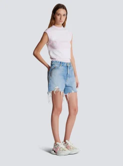 Discount Light Denim Shorts Women Denim