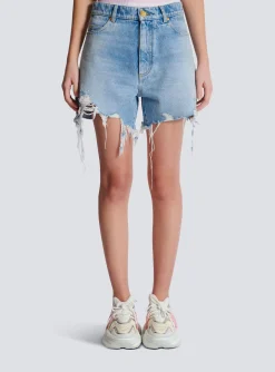 Discount Light Denim Shorts Women Denim