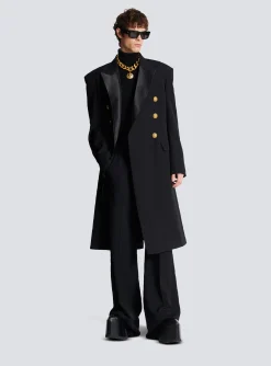 Best Long Military-style Coat Women Outerwear|Outerwear