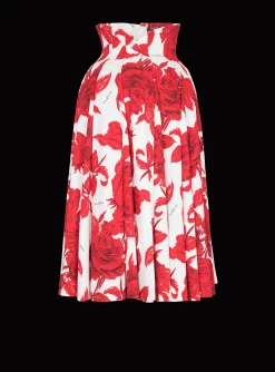 Flash Sale Long Pleated Crepe Tulip Skirt Women Skirts