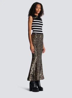 Cheap Long Skirt With Sequin Embroidery Women Skirts