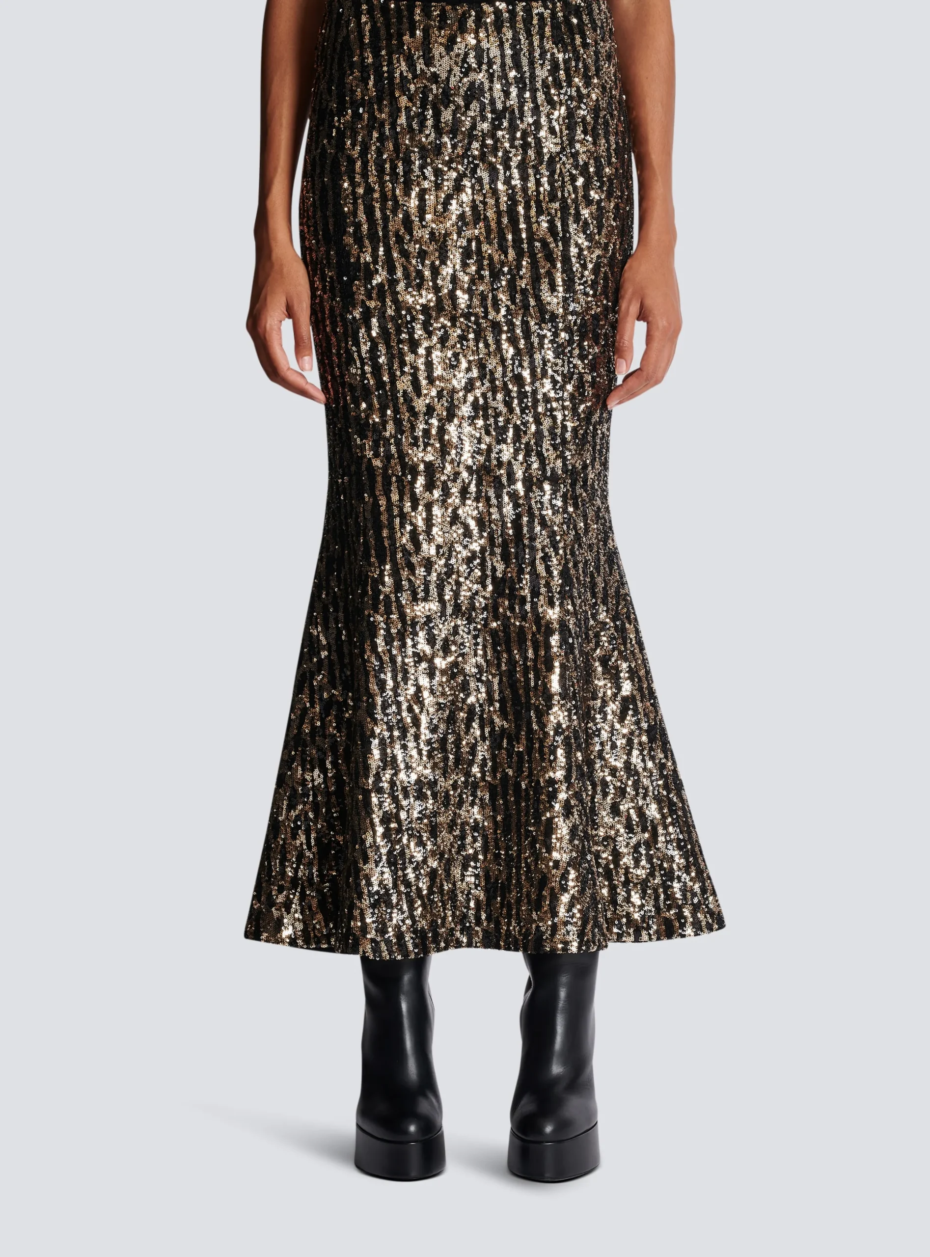 Cheap Long Skirt With Sequin Embroidery Women Skirts