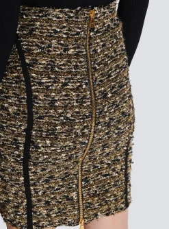 Best Lurex Tweed Skirt Women Skirts