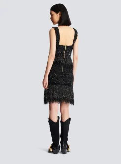 Cheap Lurex Tweed Strappy Top Women Tops And Shirts