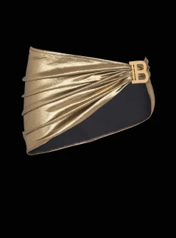 Best Metallic B Sarong Women Swimwear