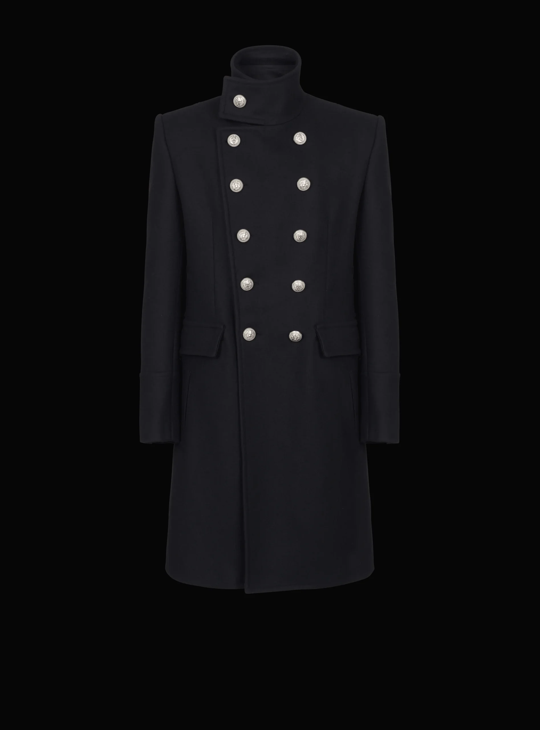 Hot Mid-length Military-style Coat Outerwear
