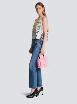 Outlet Mini B-Army Grocery Bag In Tweed Women Tote Bags|Shoulder Bags