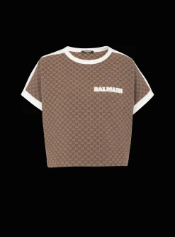 Clearance Mini Monogram Jacquard Jersey T-shirt Women T-Shirts