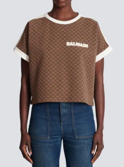 Clearance Mini Monogram Jacquard Jersey T-shirt Women T-Shirts