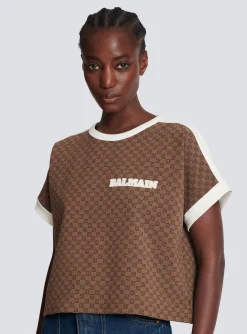 Clearance Mini Monogram Jacquard Jersey T-shirt Women T-Shirts