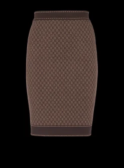 Store Mini Monogram Jacquard Skirt Women Skirts|Knitwear