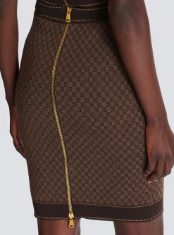Store Mini Monogram Jacquard Skirt Women Skirts|Knitwear