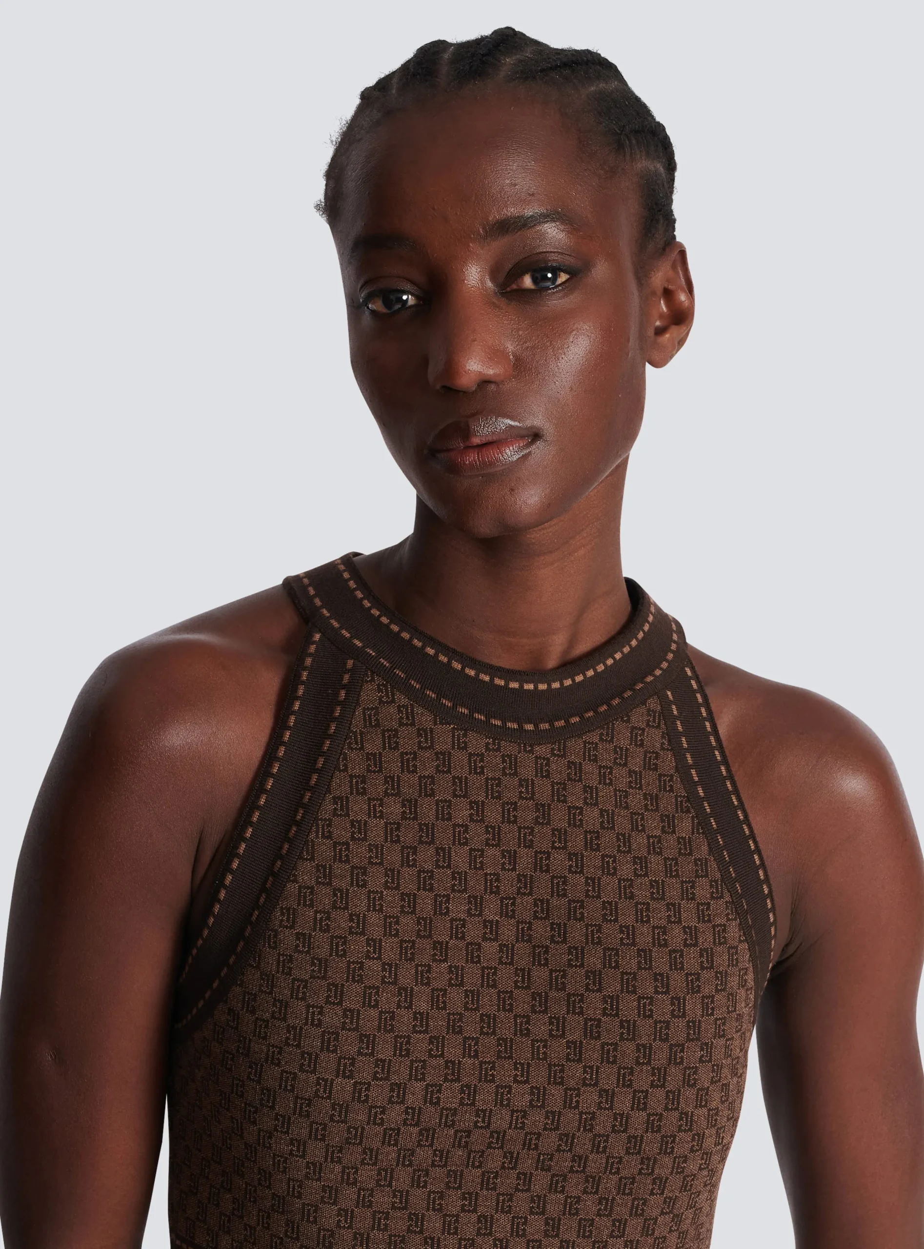 Sale Mini Monogram Jacquard Top Women Knitwear|Tops And Shirts