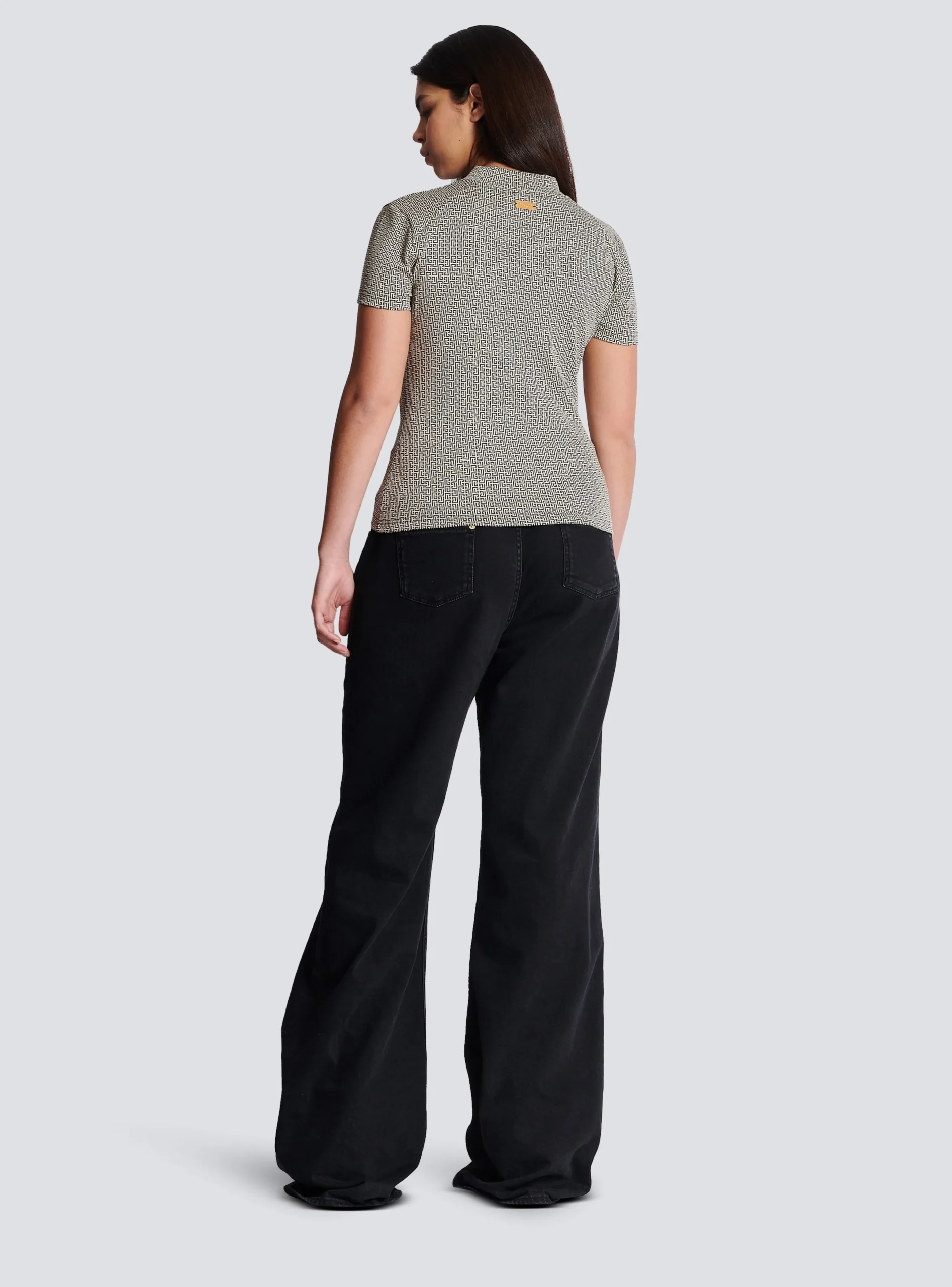 Shop Mini Monogram Jacquard Top Women Tops And Shirts