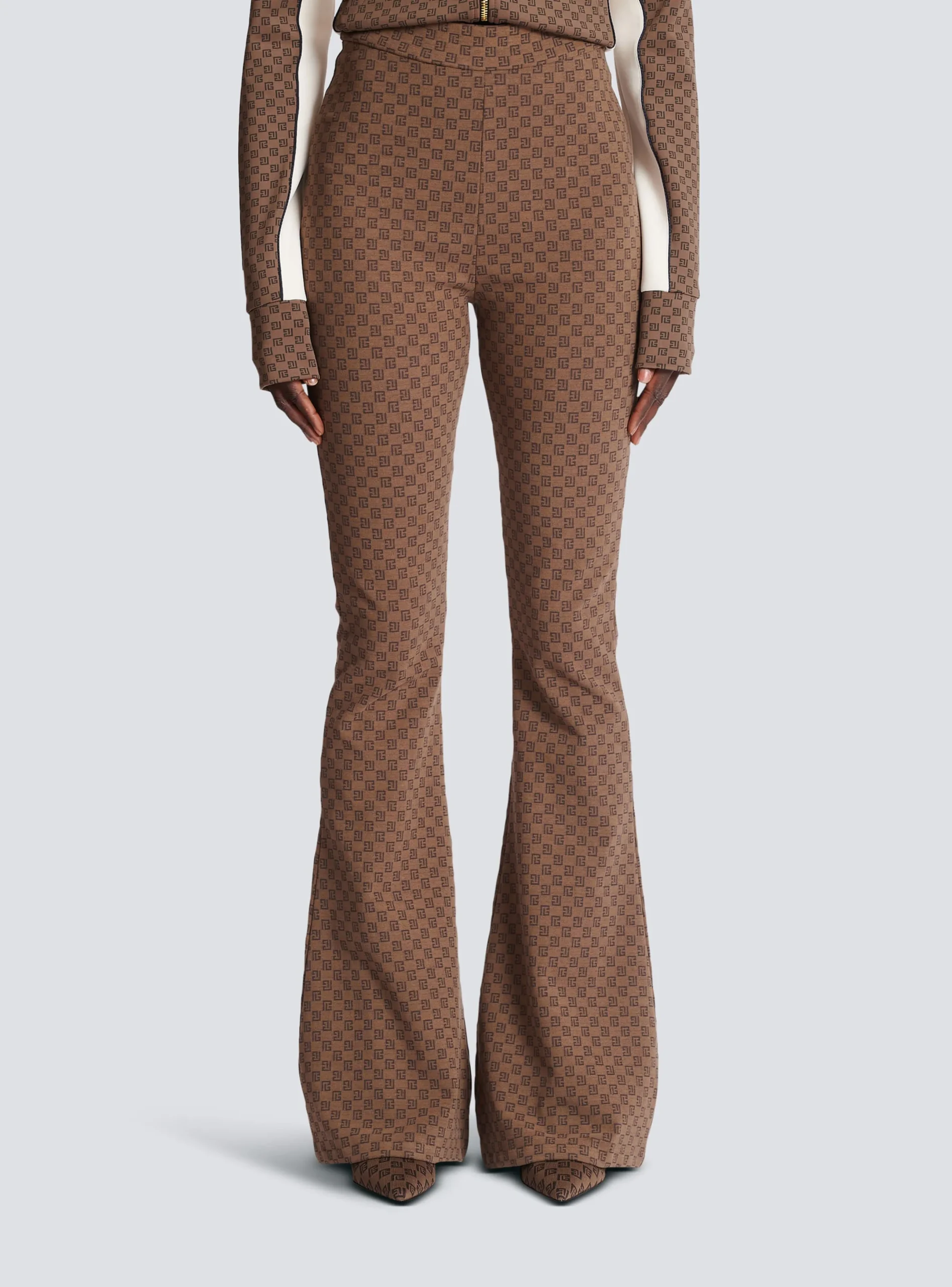 Clearance Mini Monogram Knit Trousers Women Trousers And Shorts