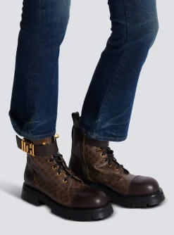 New Mini Monogram Romy Army Boots Women Boots