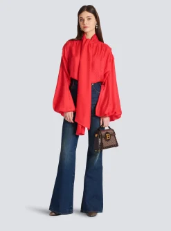 Clearance Mini Monogram Silk Shirt Women Tops And Shirts