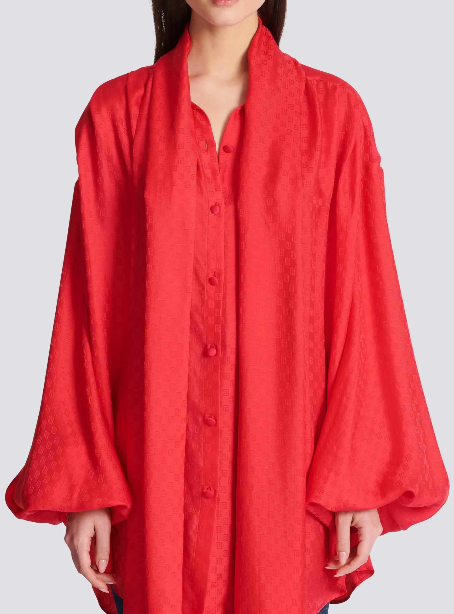 Clearance Mini Monogram Silk Shirt Women Tops And Shirts