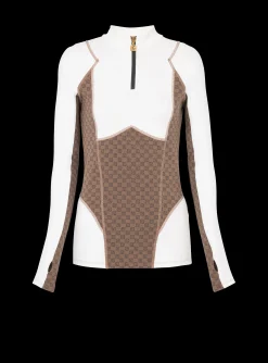 Best Mini Monogram Technical Top Women Knitwear|Tops And Shirts