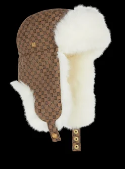 Clearance Mini Monogram Trapper Hat Women Hats And Caps