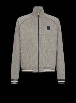 Cheap Mini Monogrammed Jacquard Zipped Jacket Sportswear|Outerwear