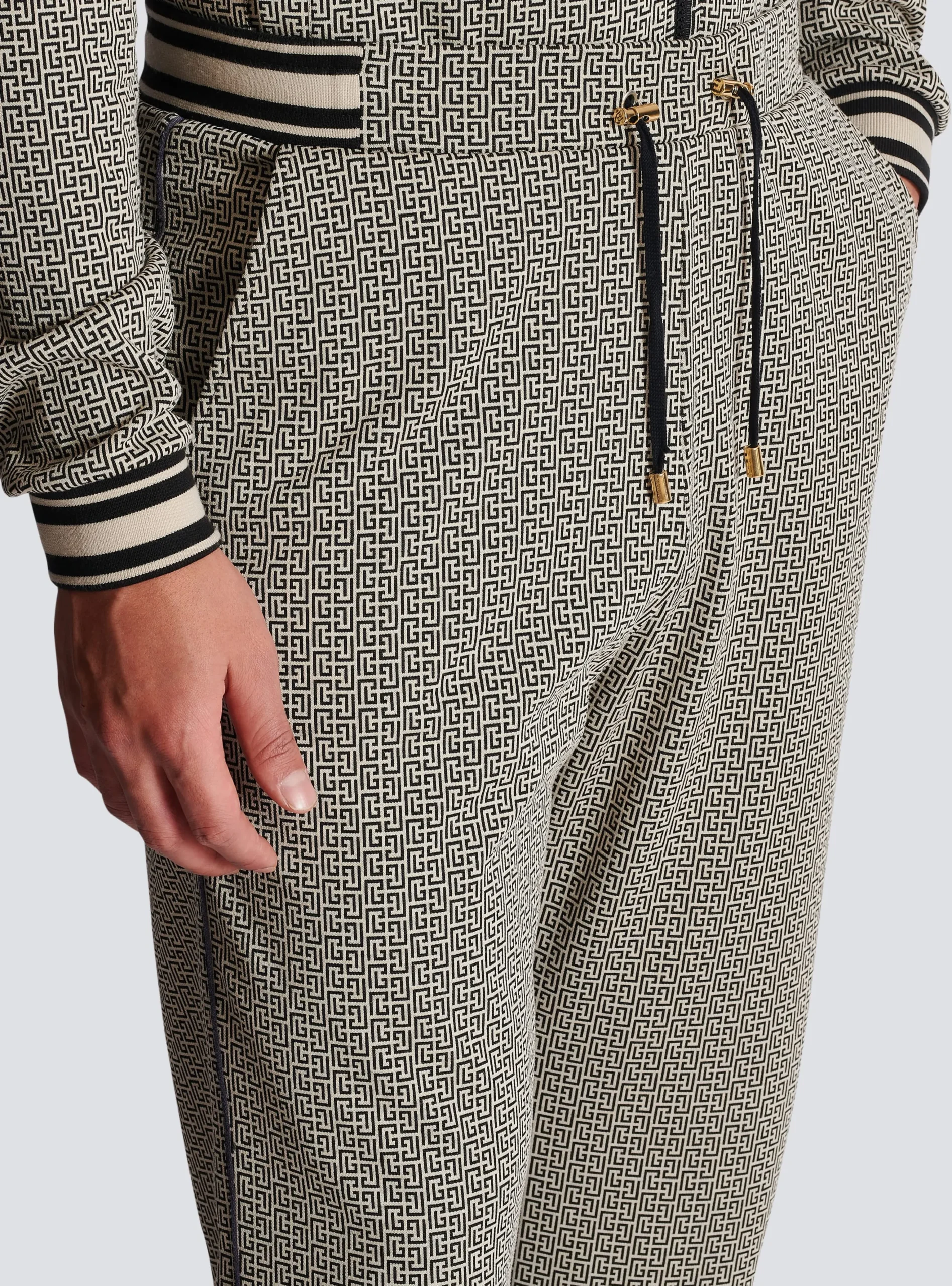 Cheap Mini Monogrammed Jacquard Joggers Sportswear|Trousers And Shorts