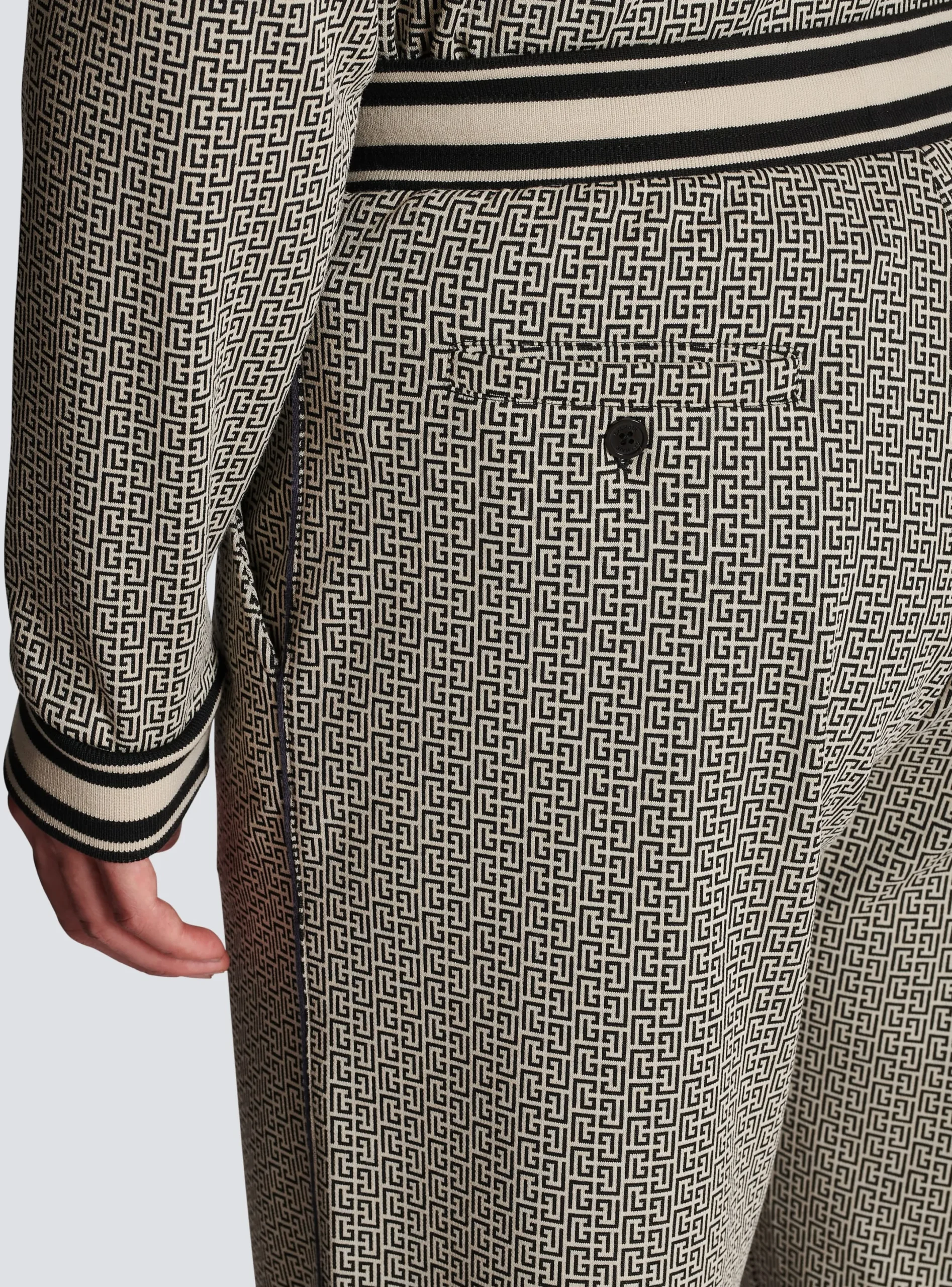 Cheap Mini Monogrammed Jacquard Joggers Sportswear|Trousers And Shorts