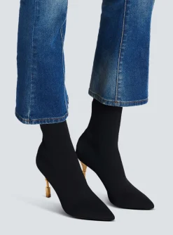 Cheap Moneta Knit Ankle Boots Women Boots