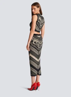 Cheap Monogram And Paisley Knit Tank Top Women Knitwear|Tops And Shirts