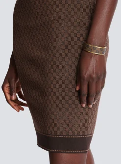 New Monogram Bracelet In Metal And Waxed Canvas Women Fashion Jewelry|Fashion Jewelry