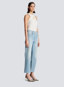 Outlet Monogram Classic Jeans Women Denim