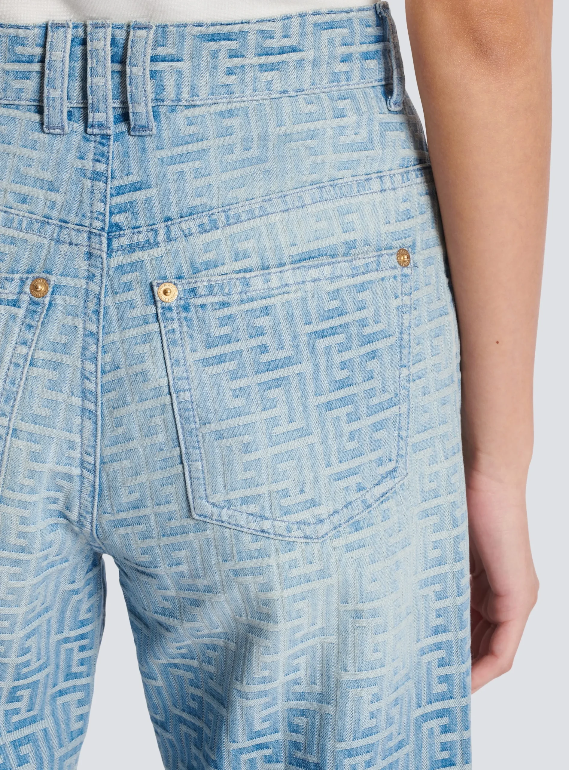 Outlet Monogram Classic Jeans Women Denim