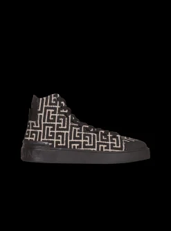 Online Monogram Jacquard B-Court High-top Sneakers B-Court