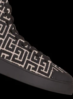 Online Monogram Jacquard B-Court High-top Sneakers B-Court