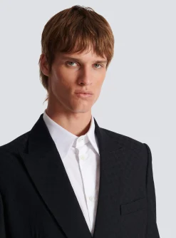 Hot Monogram Jacquard Blazer Jackets And Blazers